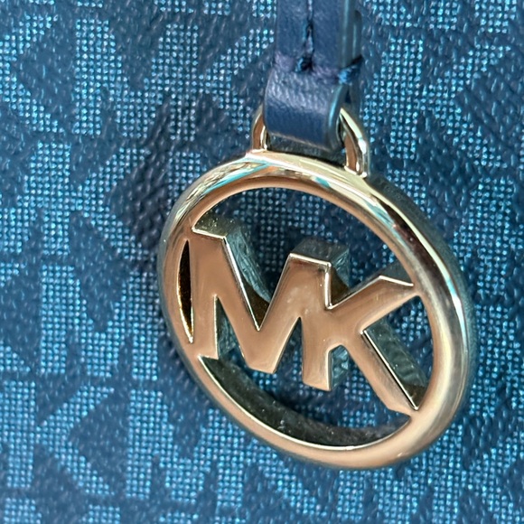 Michael Kors Blue MK Satchel - Picture 2 of 12